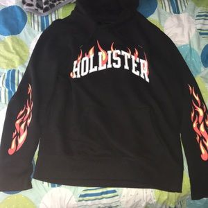 Hollister Flame Hoodie size M